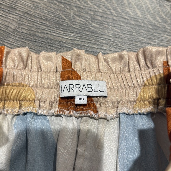• DIARRABLU • Leer Tilo Palazzo Pants Abstract Tilo Cream Print Blue / Orange XS - Picture 5 of 5